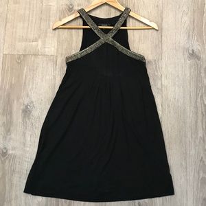 Express Beaded Black Dress